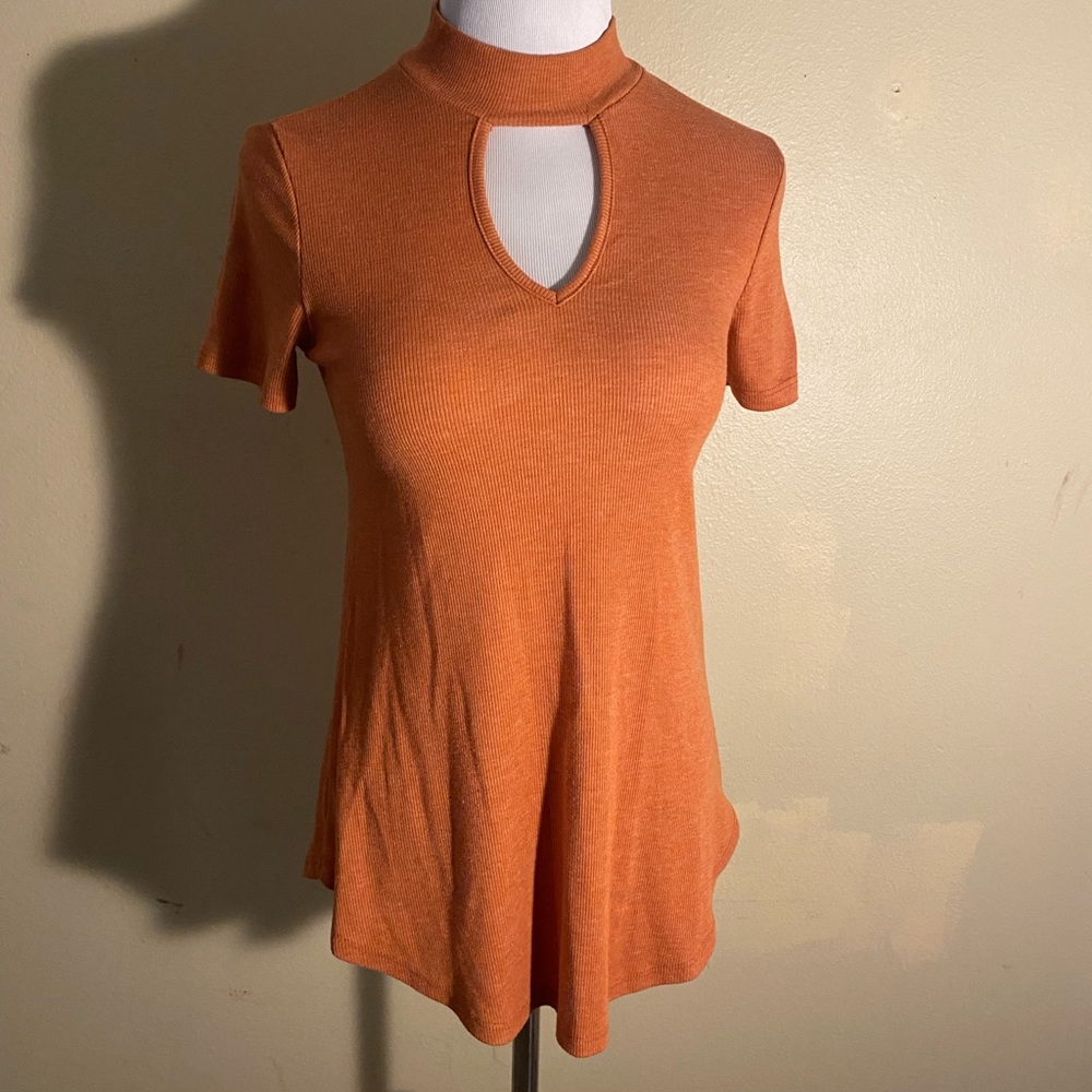 Orange blouse